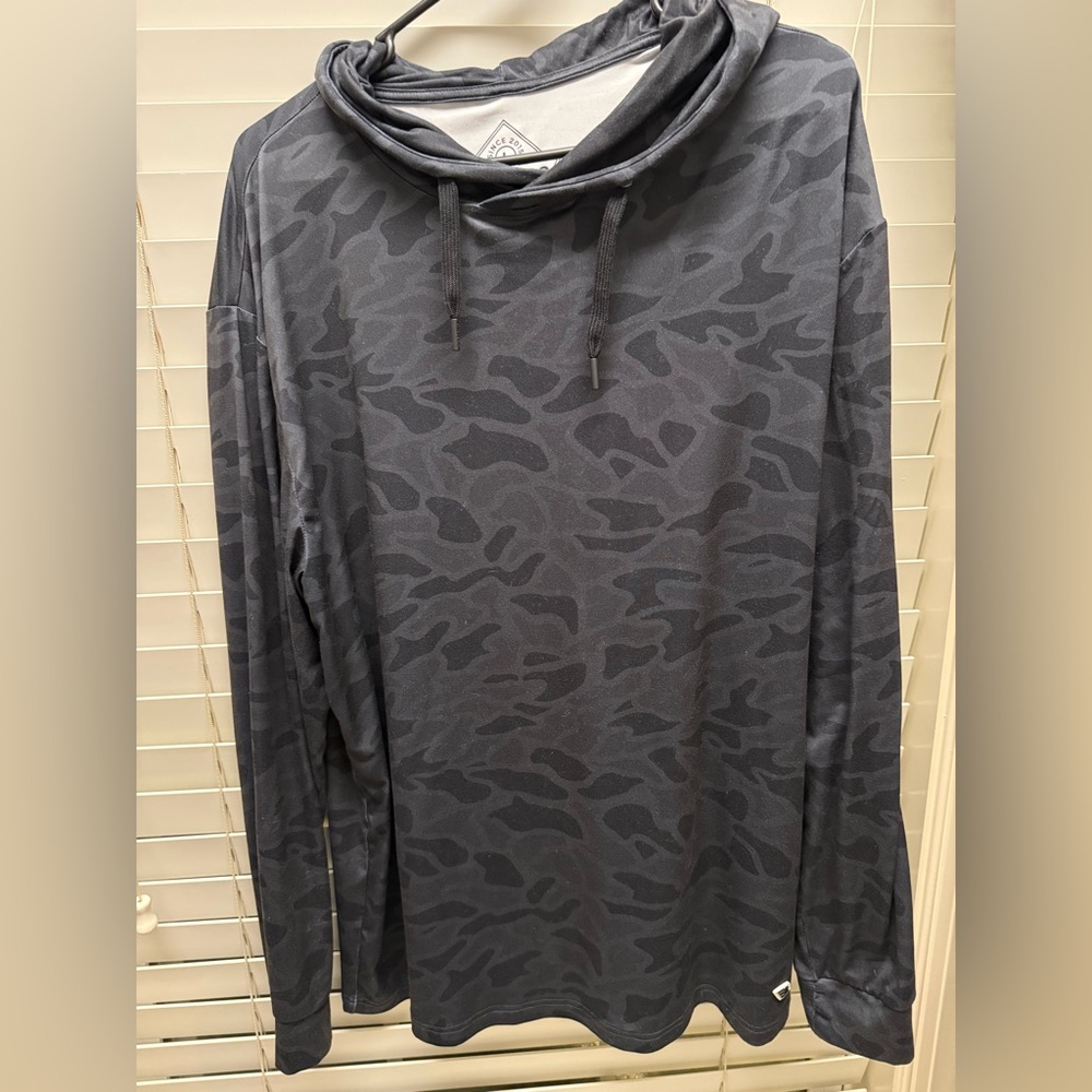 BURLEBO Charcoal Camo Hoodie